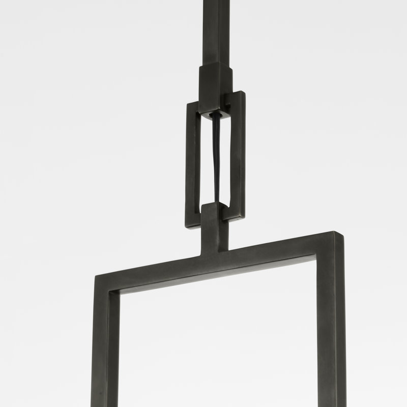 Amity 1 - Light Pendant, Bronze/Antique Burnished Brass, Clear