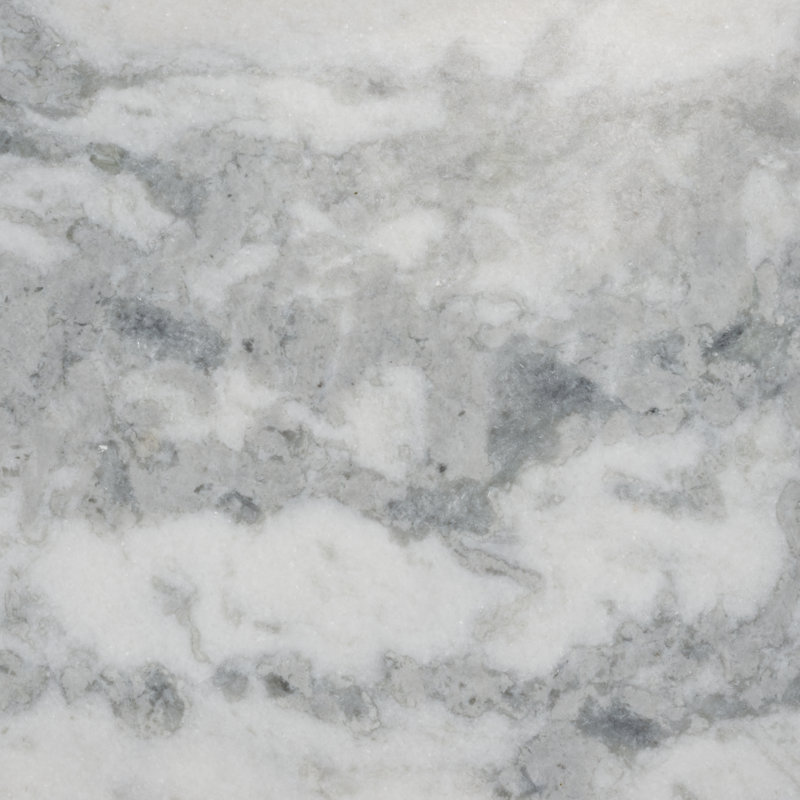 Table basse Ghislaine, Blanc / gris