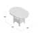 Louroukina Extendable Round Unfinished Solid Wood Base Dining Table