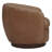 Marcy Vegan Leather Swivel Barrel Chair-110408656