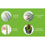 48 po Palmier Areca artificiel-1806458603