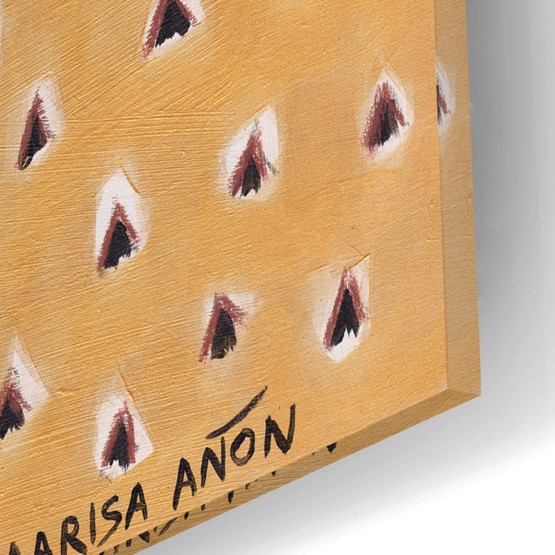 "Nappe dorée 4" par Marisa Anon, H 16 po x l 12 po x P 0,13 po