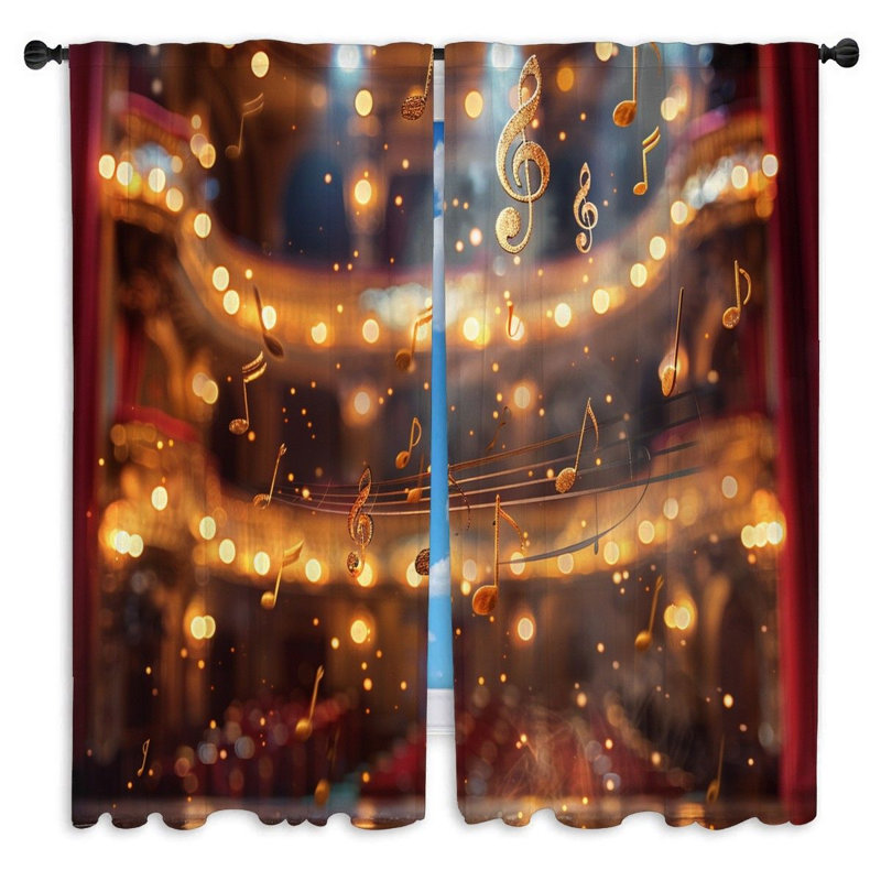 Paire de rideaux obscurcissant en polyester Sumir, L 20 po x L 52 po
