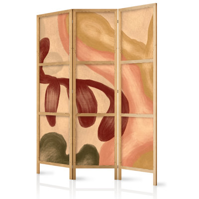 171cm H Solid Wood Folding Room Divider