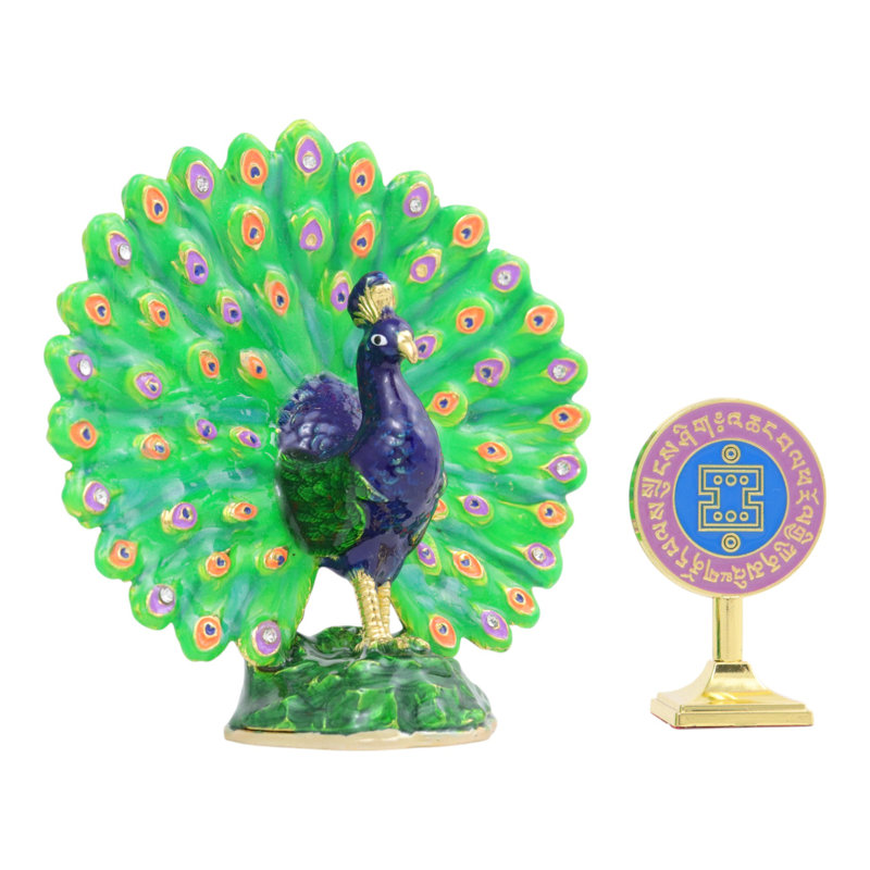 Paon magique avec plaque anti-effraction