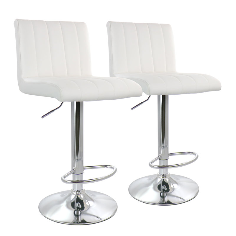 Tabouret de bar Jaretsi, Blanc