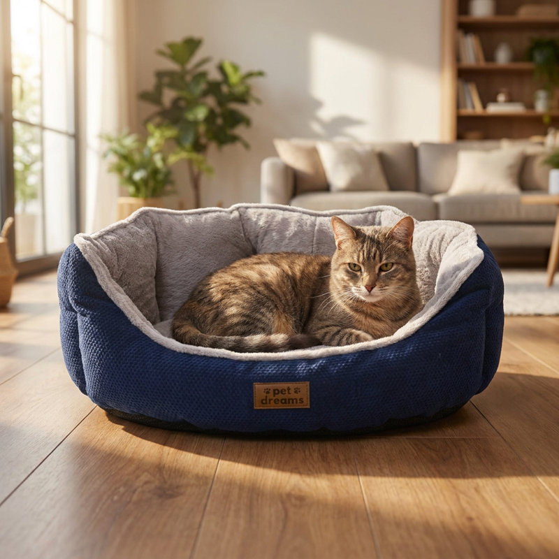 Pet Bed, 23.62" D x 27.56" W
