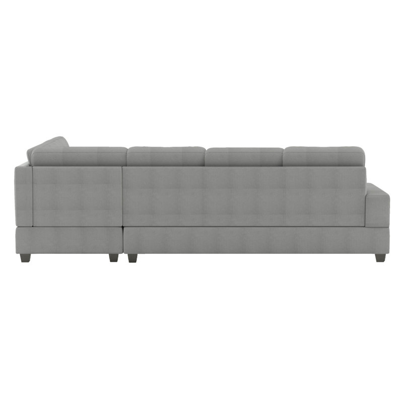 Canapé modulaire réversible 2 pièces avec porte-gobelet rabattable Modern