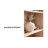 Kaylanna 3 Piece Arch Mango Floating Shelf
