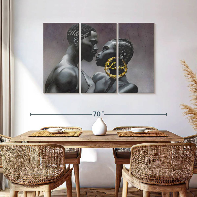 Hardie My Black Love, 36" H x 57" W