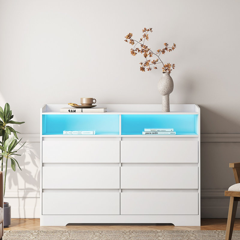 Armoire de rangement pour le buffet du salon, armoire à tiroirs, Blanc
