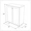 Armoire à chaussures, armoire d'appoint en bois