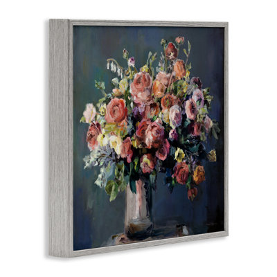 Abundant Dark Bouquet Framed Giclee Art by Marilyn Hageman