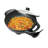 Brentwood 6.73 in. Die Cast Aluminium Non Stick Electric Skillet Sandwich Maker & Panini Press with Glass Lid
