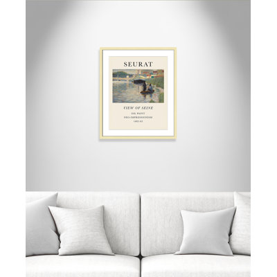 Old Masters Collection "View of Seine" Print