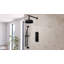 Pomme de douche 8 po Levantine, noir mat-121869661