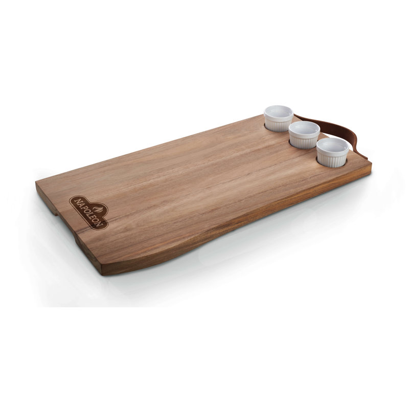 Grande planche en bois d'acacia pour barbecue