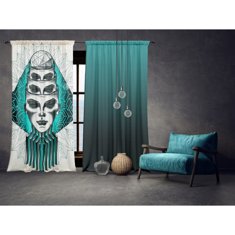 Velvet Blackout Curtain Panel Pair, 148 W x 250 D cm