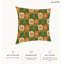 Coussin décoratif floral intérieur / extérieur en polyester