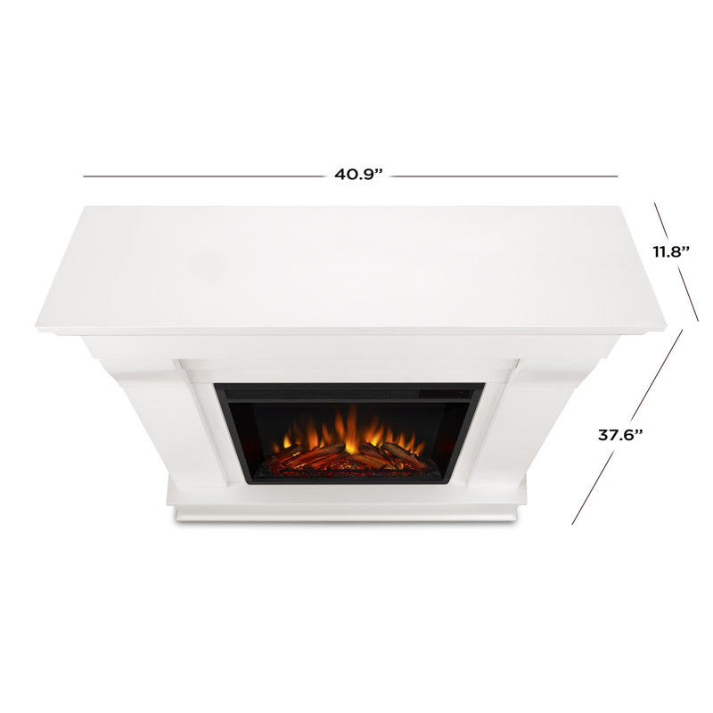 Chateau 41" Electric Fireplace by Real Flame, Dark Walnut