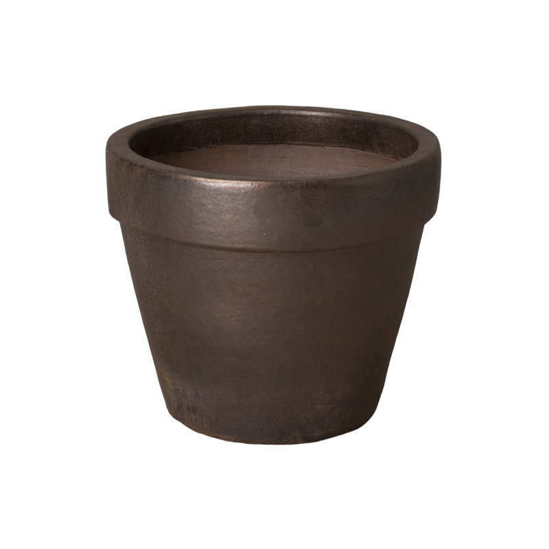 Ditlow Handmade Ceramic Planter, 16'' H x 19'' W x 19'' D