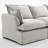 Debarh Upholstered Cloud Sofa Modular Sofa Loveseat With Ottoman Sectional Sofa for Living Room Bedroom-755276973