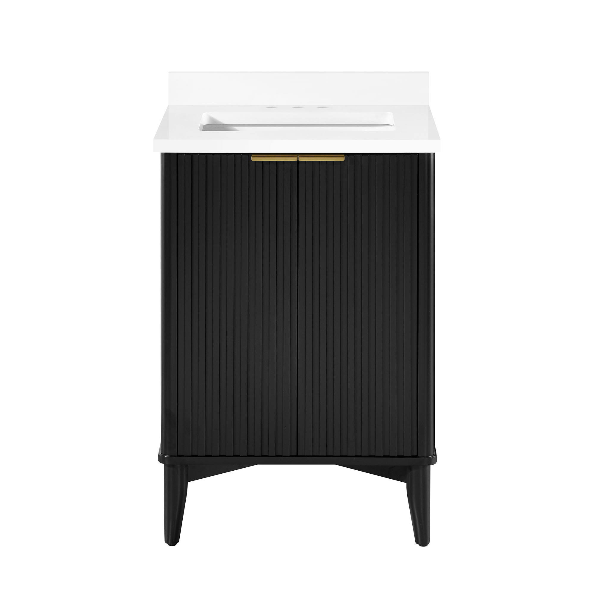  Gabi 24 in. Single Bathroom Vanity, Onyx Black