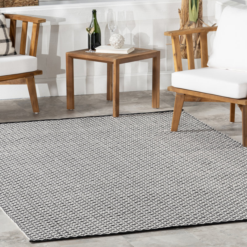 Tapis intérieur / extérieur tissé à la main Home, Tapis de couloir 2 pi 6 po x 8 pi