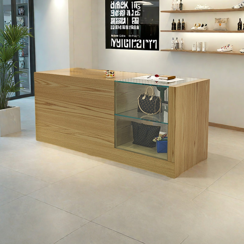 Vitrine moderne et minimaliste, H 39,37 po x l 59,05 po x P 23,62 po