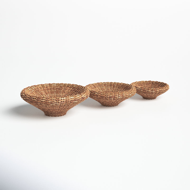 Handmade Seagrass Basket - Set of 3