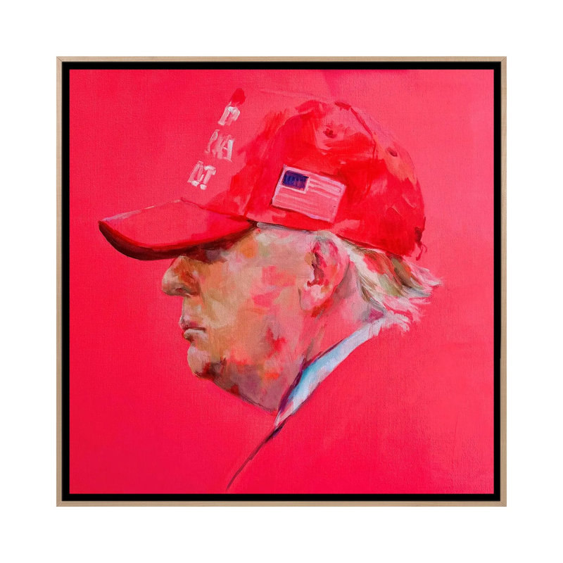 Print, 66.04 cm H x 66.04cm W x 4.445cm D, Natural Wood