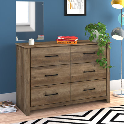 Commode double 6 tiroirs Walter