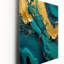 Soleil doré dans l'océan bleu profond abstrait II - Peinture abstraite horloges murales-520741932