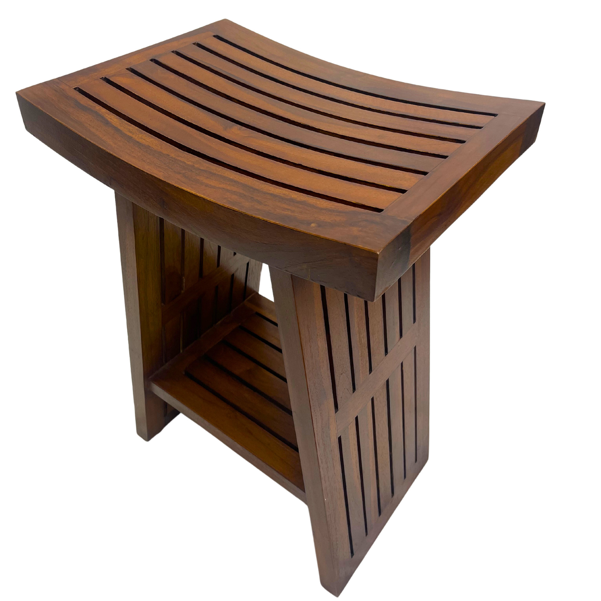 Wildon Home® Sodhi 18'' W Teak Shower Bench Wayfair