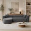 Sofa Upholstered 101.96 " Chenille Sectional-1343573364-1343573366