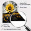 Horloge murale 3D tournesol jaune et jaune-104240571