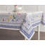 Nappe de table rectangulaire 100% coton 70 x 120 pouces Nappe décorative réutilisable (faïence)