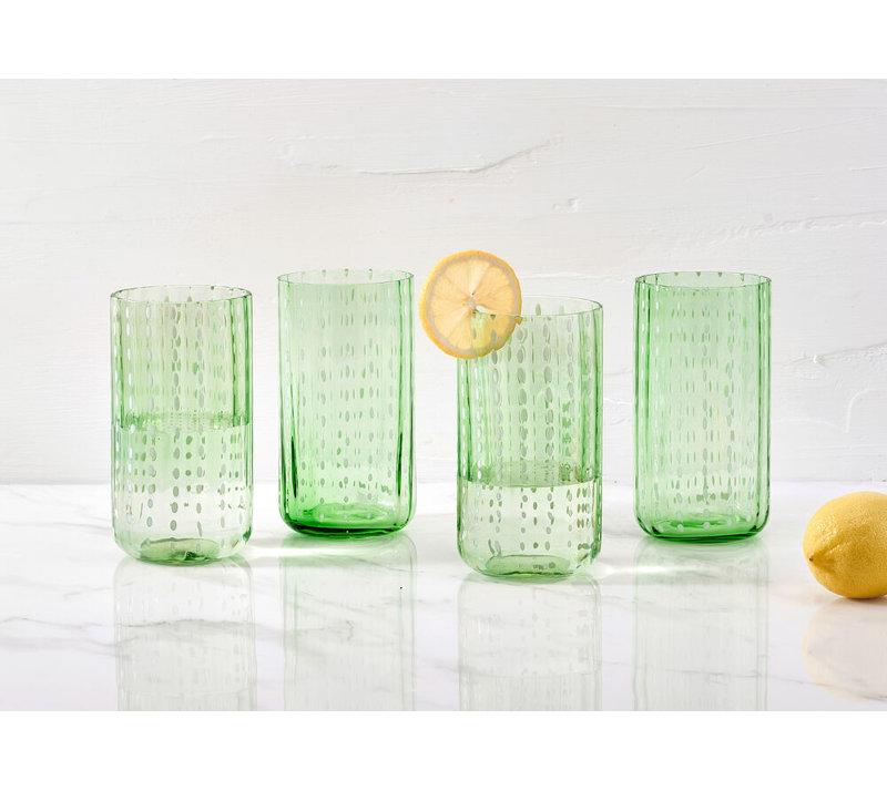 Verres à whisky Darby Angell, 15 oz, Vert