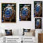 Horloge opulente horloge II - art mural tendance pour le salon-92985768-92985770