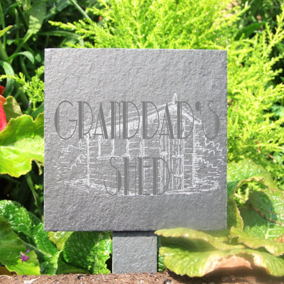 Chadron Stone Plants & Flowers Garden Sign