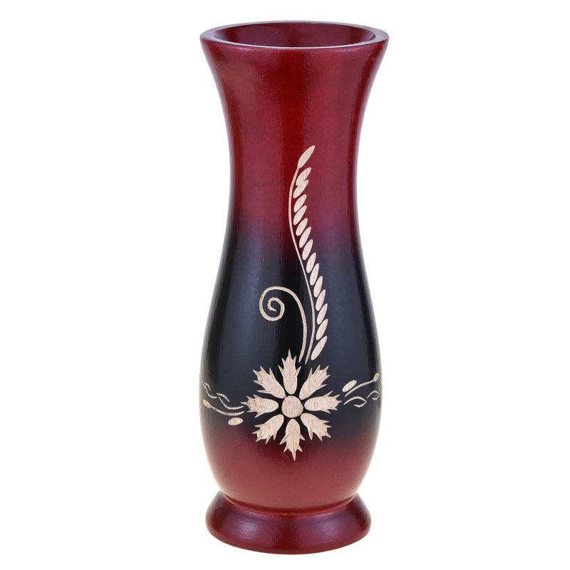 Handmade Wood Table Vase
