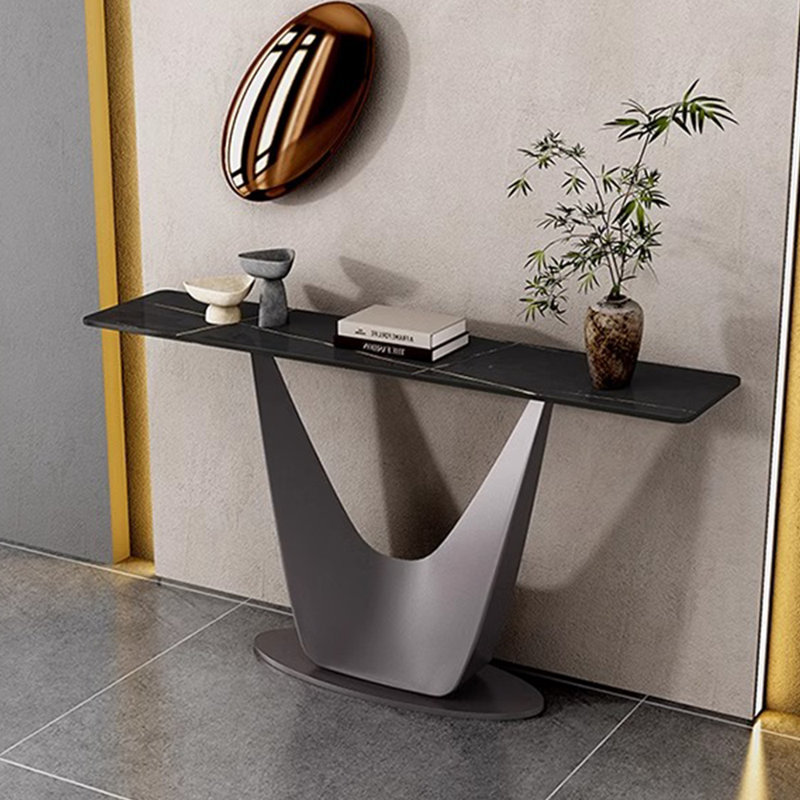 Console de style italien simple et luxueuse, H 33,5 po x l 70,9 po x P 13,8 po