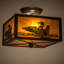 Rustic Lodge 2 - Light Semi Flush Mount