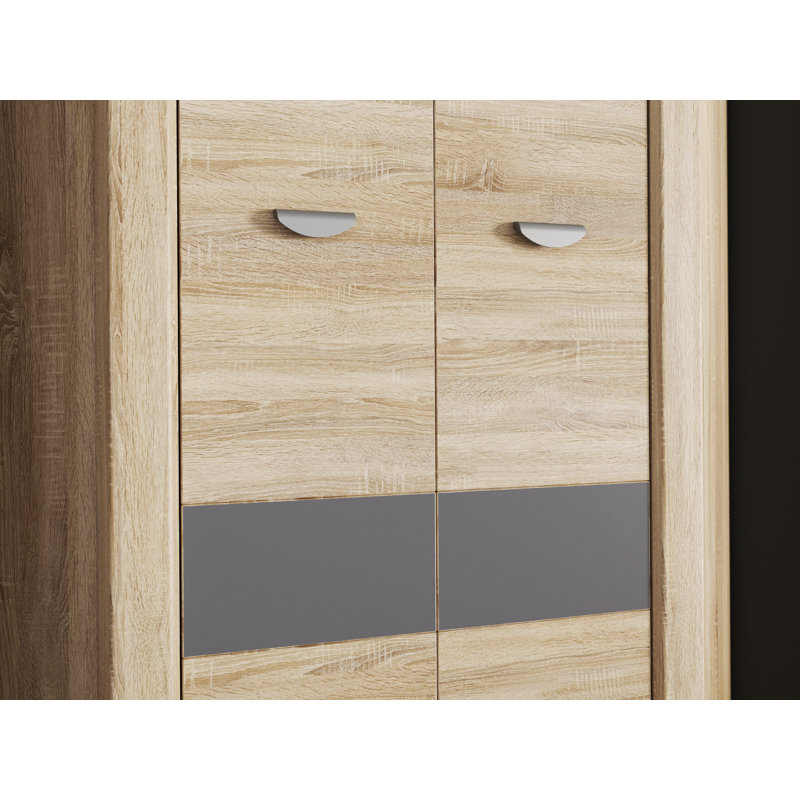 Bramley 2 Door Manufactured Wood Wardrobe