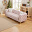 Canapé en velours 82,5 pouces avec boutons matelassés Chesterfield-2016147780