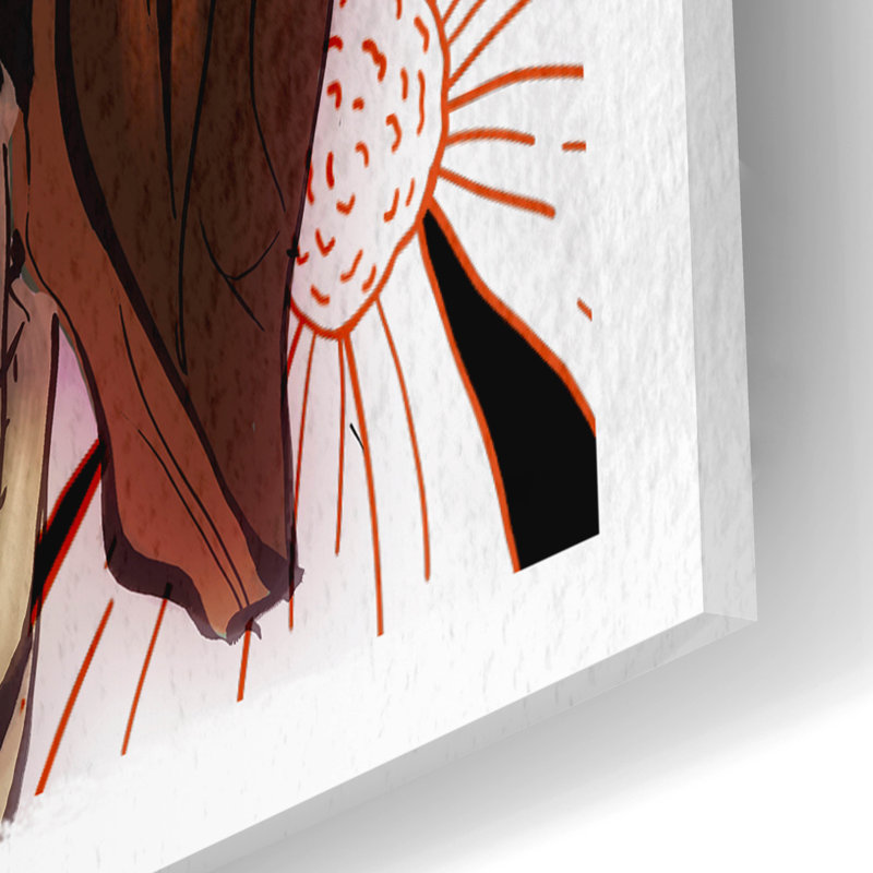 «House The Hampton» par TM Borenstein, art mural en verre acrylique House of Hampton®, H 12 po x l 12 po x P 0,13 po