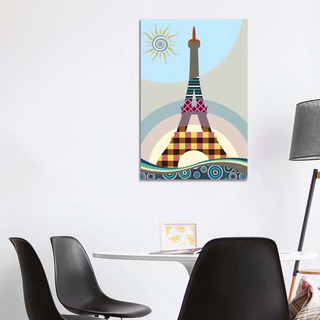 Eiffel Tower by Lanre Studio - Wrapped Canvas Gallery-Wrapped Canvas Giclée