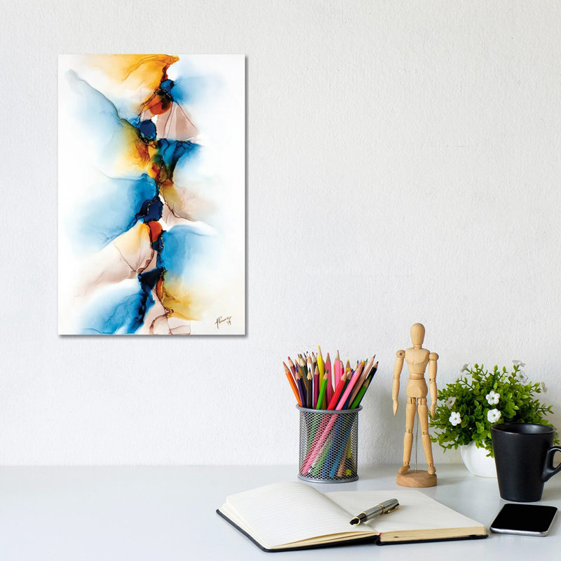 When Walls Come Down by Jamie Pomeranz - Wrapped Canvas Painting, 30.48cm H x 20.32cm W