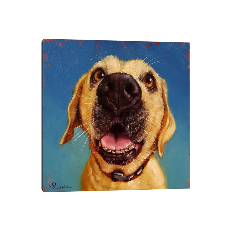 Follow Your Nose II by Lucia Heffernan - Wrapped Canvas Painting, 30.48 cm H x 30.48 cm W