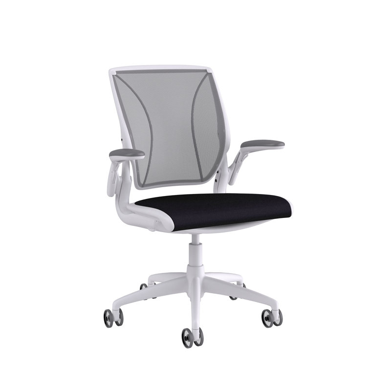 Diffrient World Wool Task Chair, Corde/Medium Gray, Catena/Caraway, White